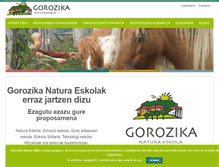 Tablet Screenshot of gorozika.com